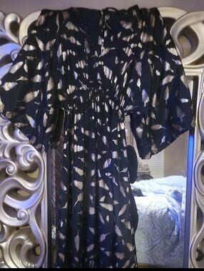 Beauiful Bell Sleeves Maxi Dress
